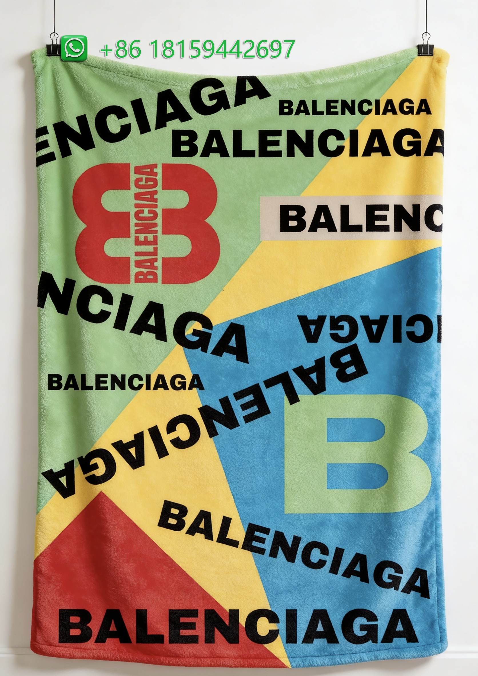 Balenciaga Throw Blankets